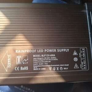 RAIN PROOF WATER SUPPLY 12 V 400A