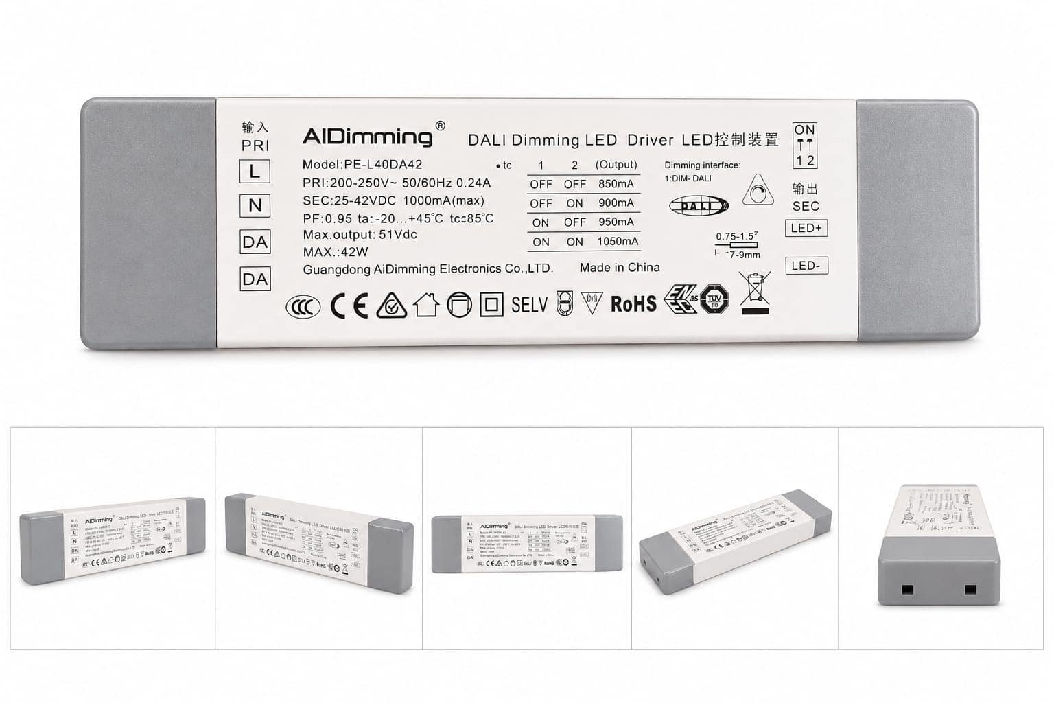 Dali Driver 42W 850-1000mA DT6