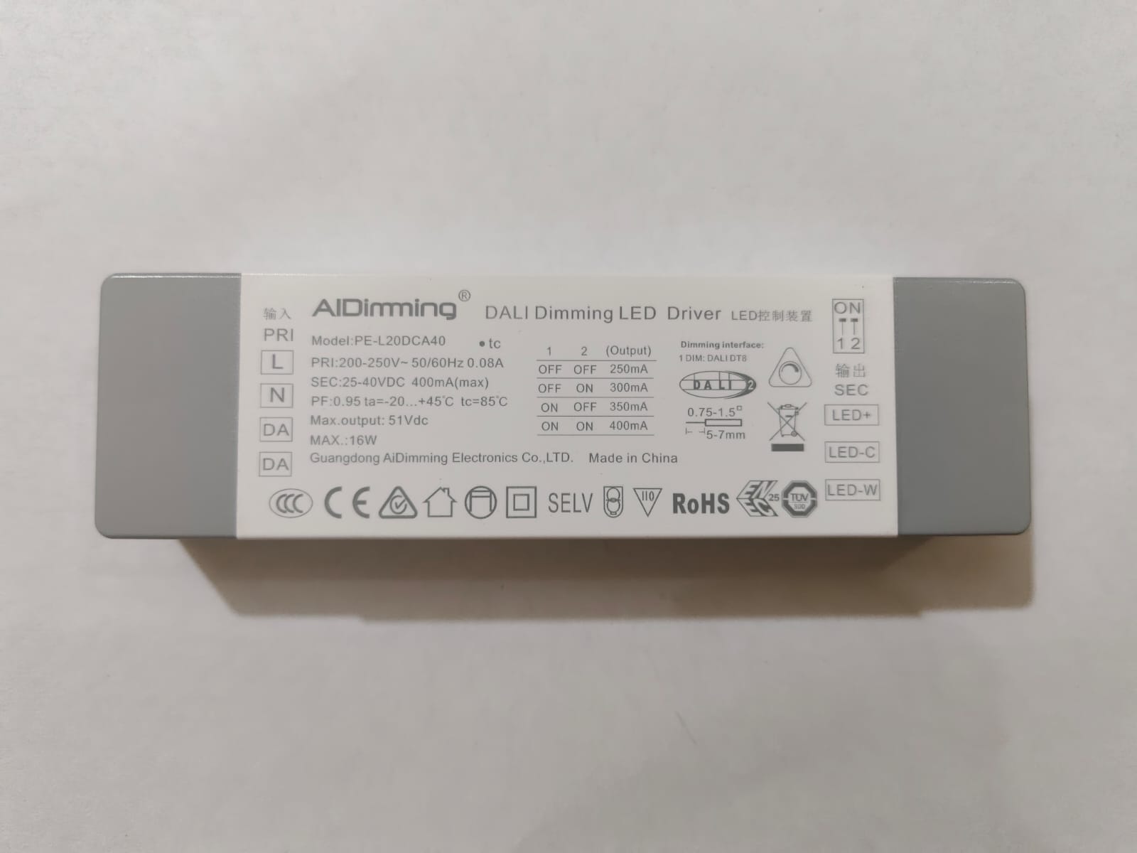 Dali-Dimming-Led-Driver-Dali-DT8-400mA