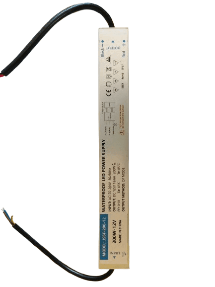 200W 12V Waterproof LED Power Supply