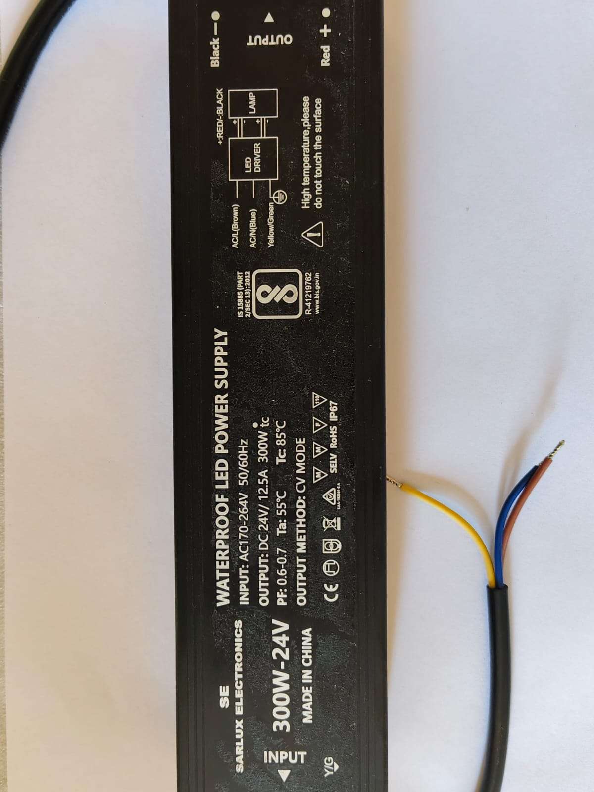 300W 24 V Waterproof Led Power Supply - Image 3