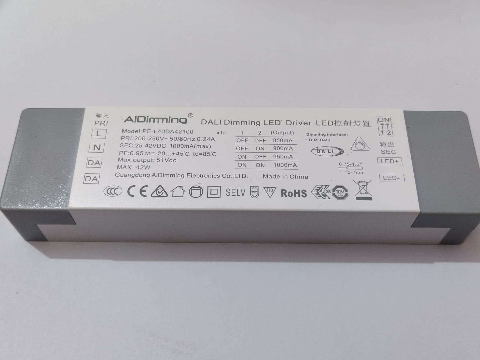 Dali Driver 42W 850-1000mA - Image 2