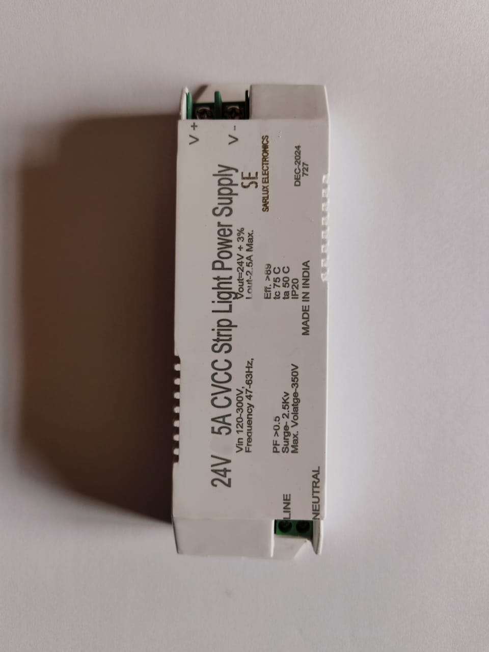 24V 5A Led Driver Sarlux Electronics
