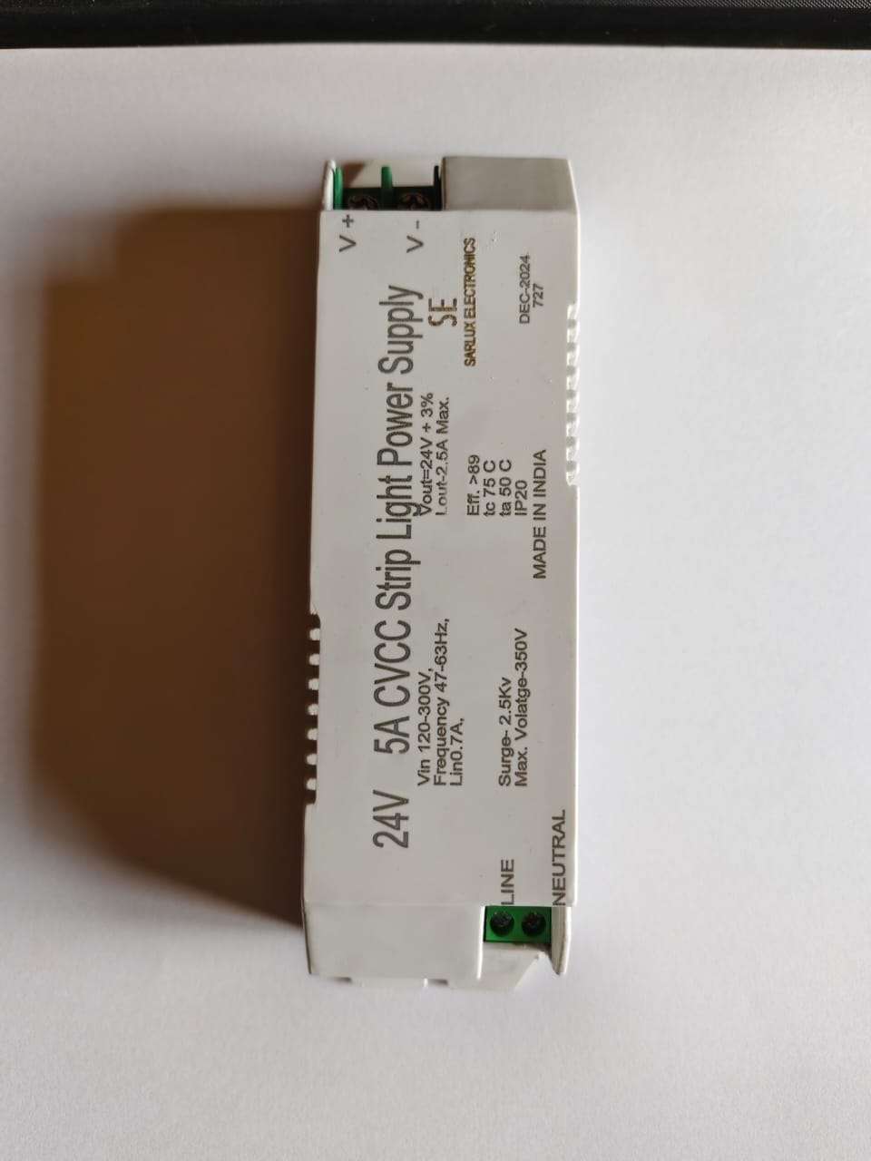 24V 5A Led Driver Sarlux Electronics - Image 2