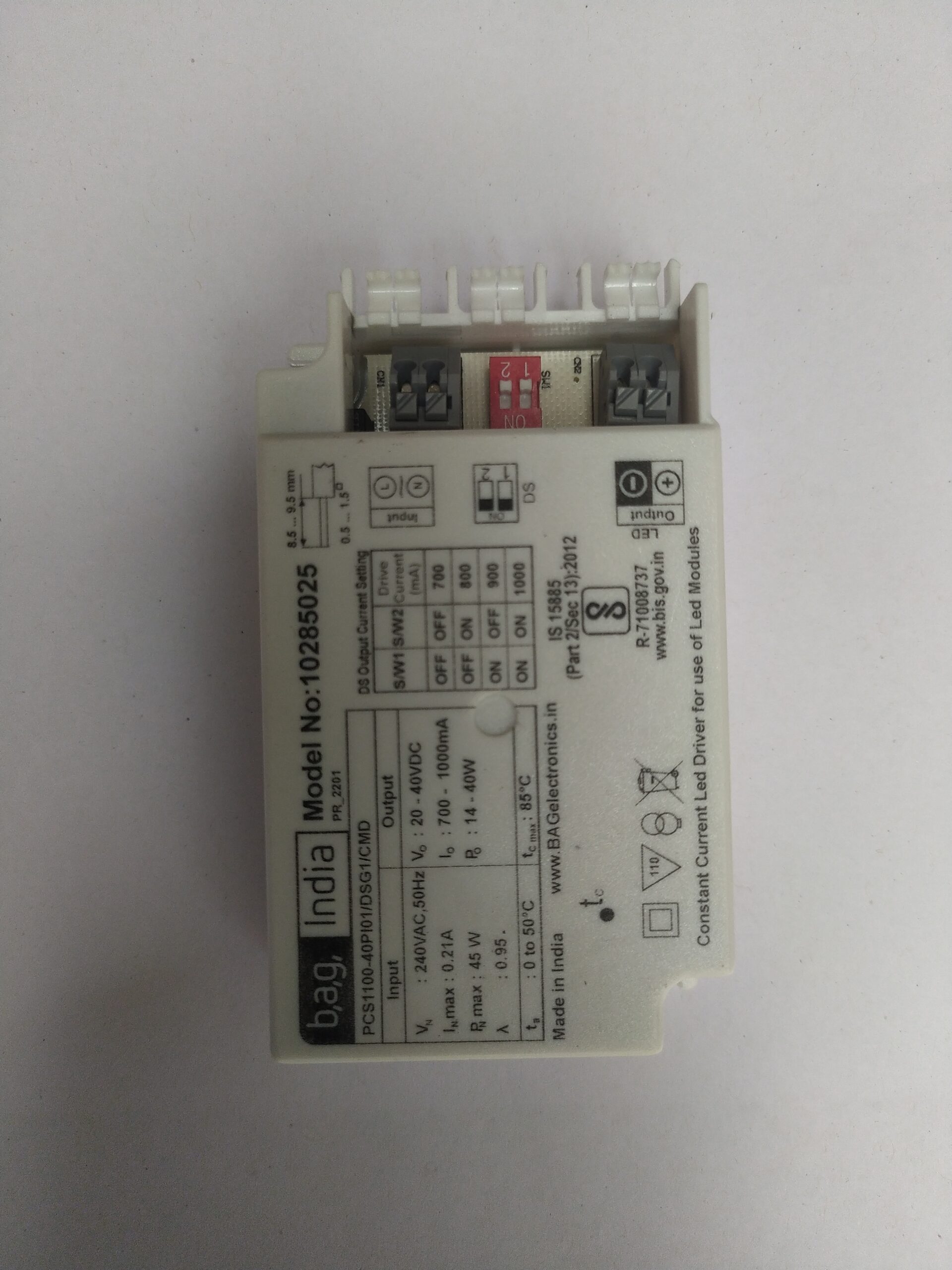 bag led driver 40W 1000mA