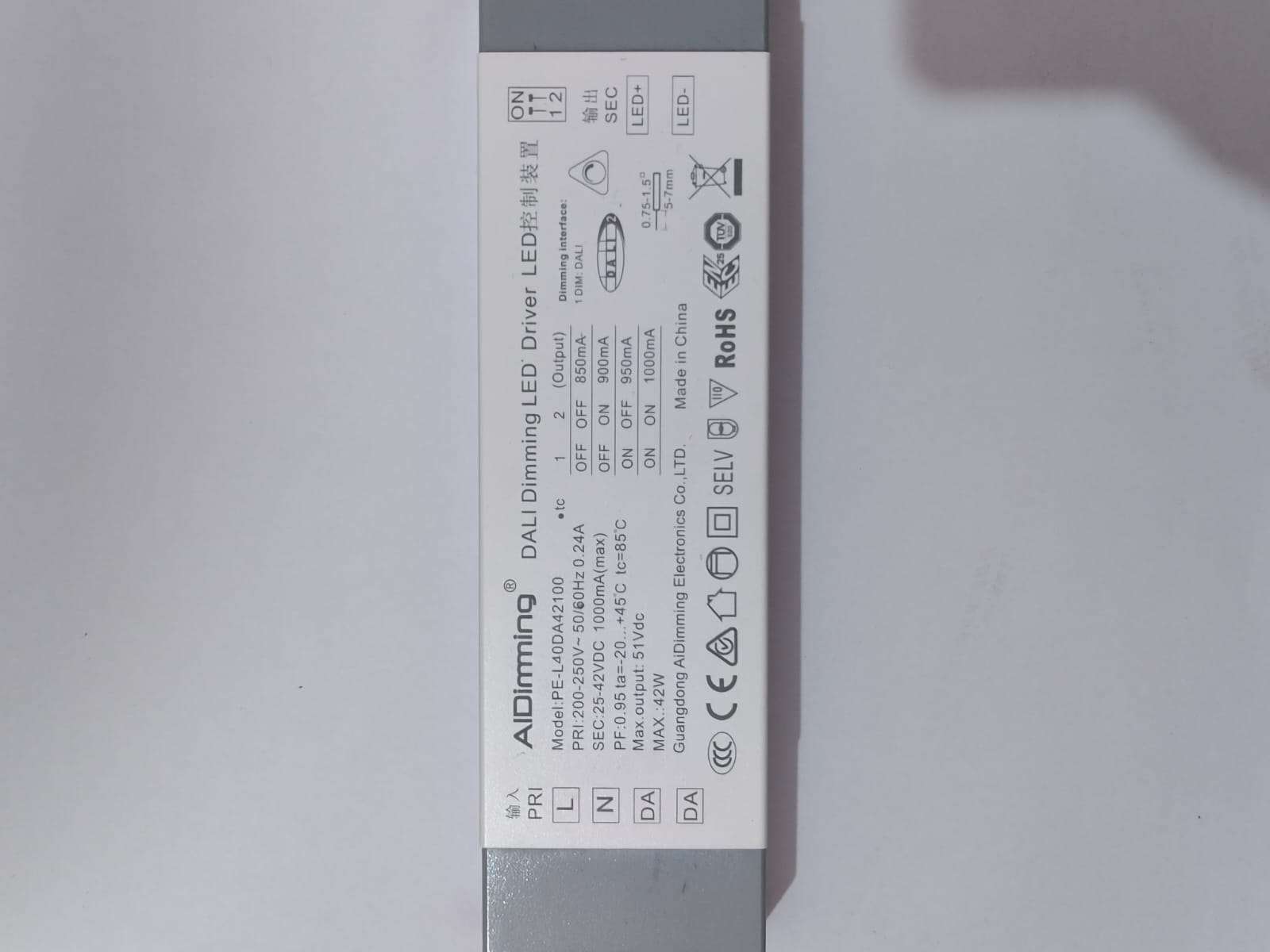 Dali Driver 42W 850-1000mA - Image 3