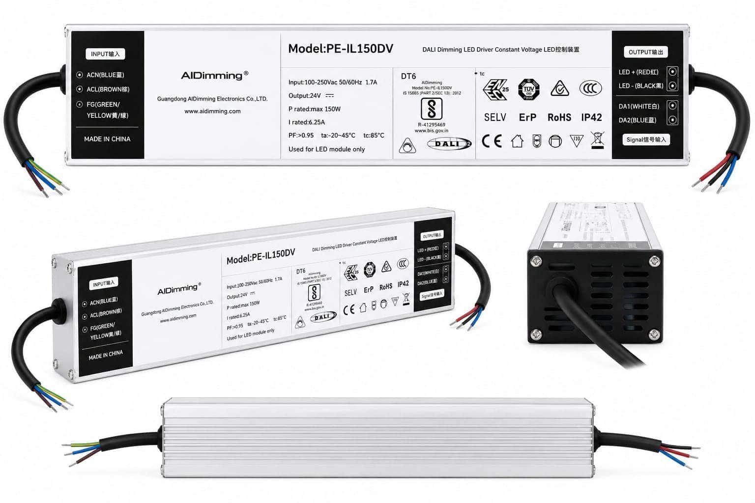 AIDimming 24V150W Led Driver DT6
