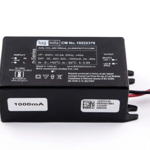 BAG Electronics 40W Constant Current LED Driver (1000mA) - n-Series