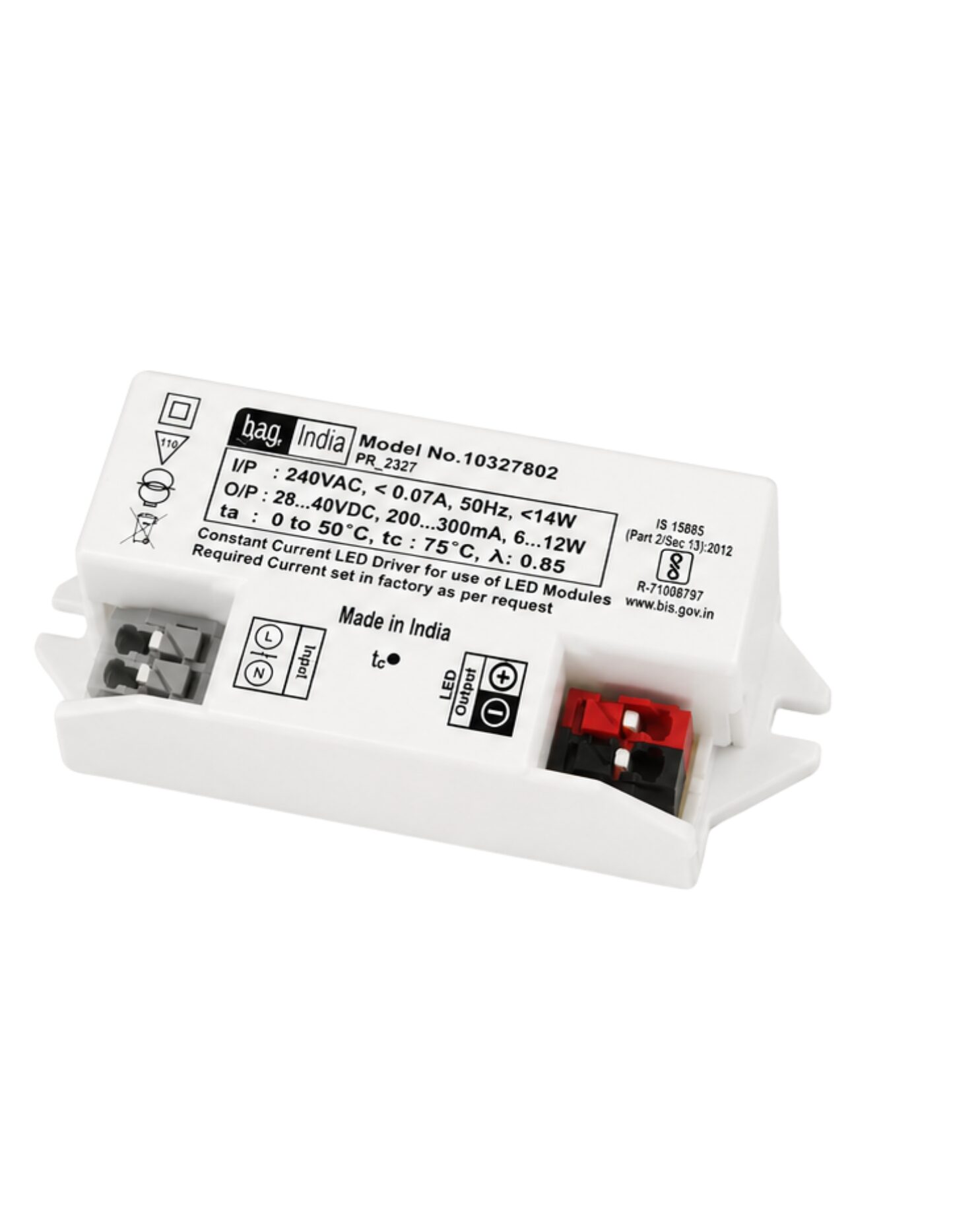CONSTANT CURRENT LED DRIVER 200-300MA BAG