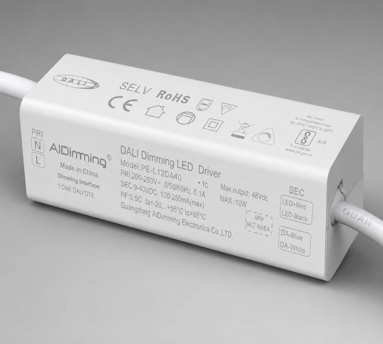 Dali Dimming LED Driver 10w