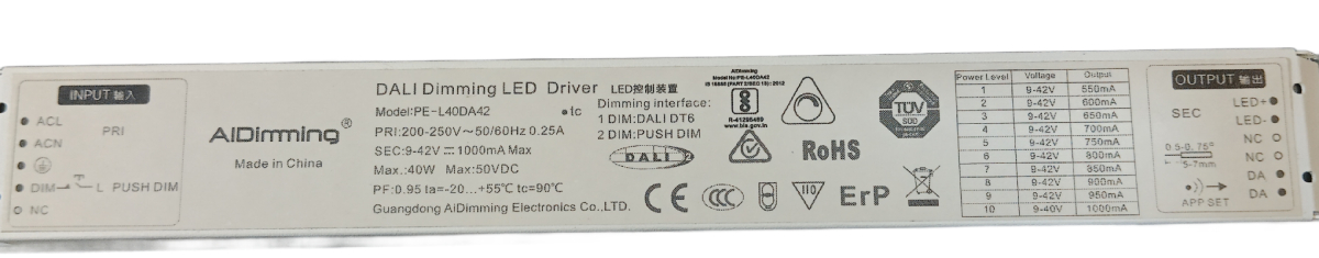 AI Dimming LED Driver 40W