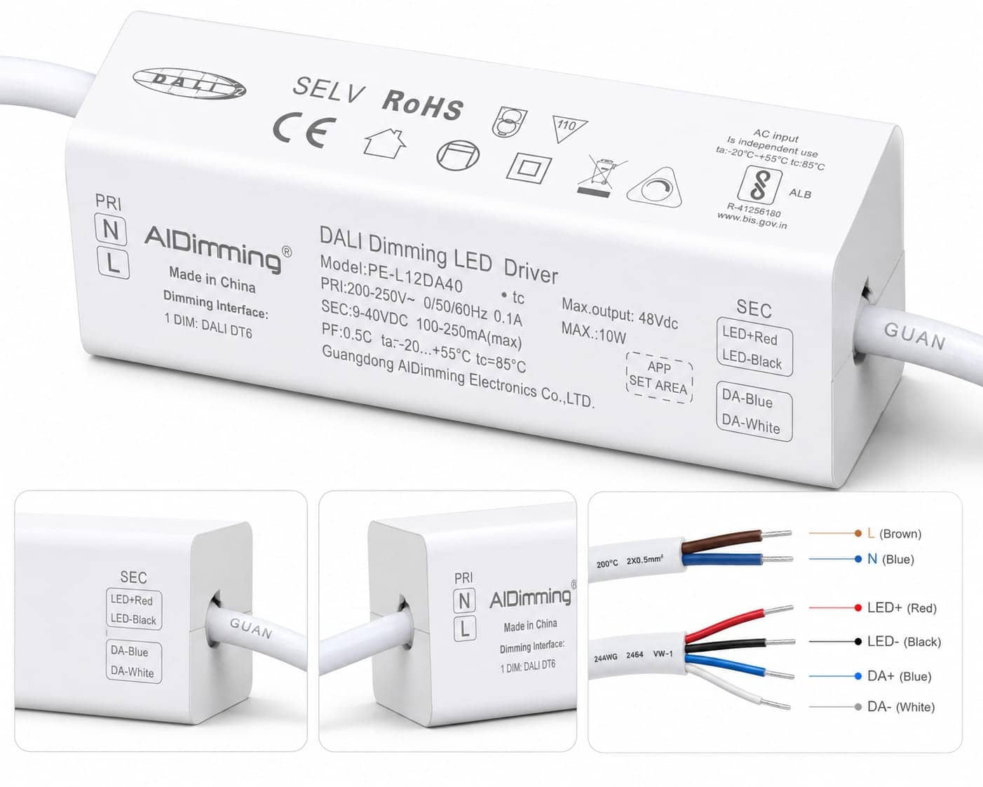 Dali Dimming LED Driver 10w - Image 2