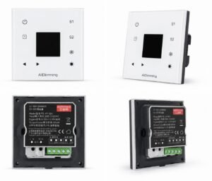 Smart 0/1–10V Touch Dimmer Panel