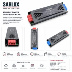 SARLUX 24V 8A Power Supply