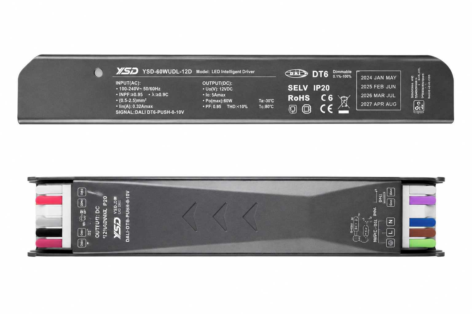 YSD-60WUDL-12V DALI DT6 LED Driver
