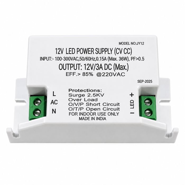 12V LED Power Supply 36W