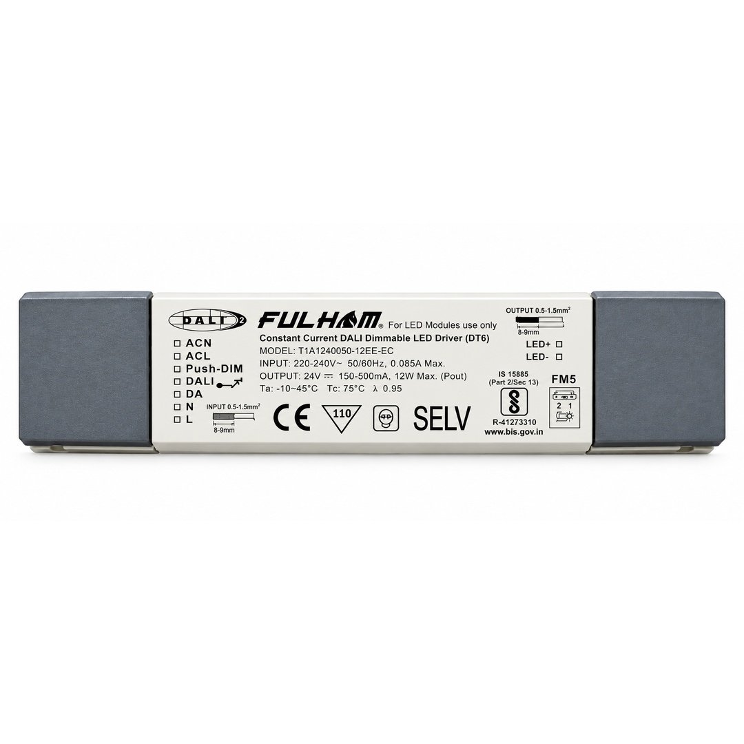 42V 12W DALI DT6 Dimmable LED Driver