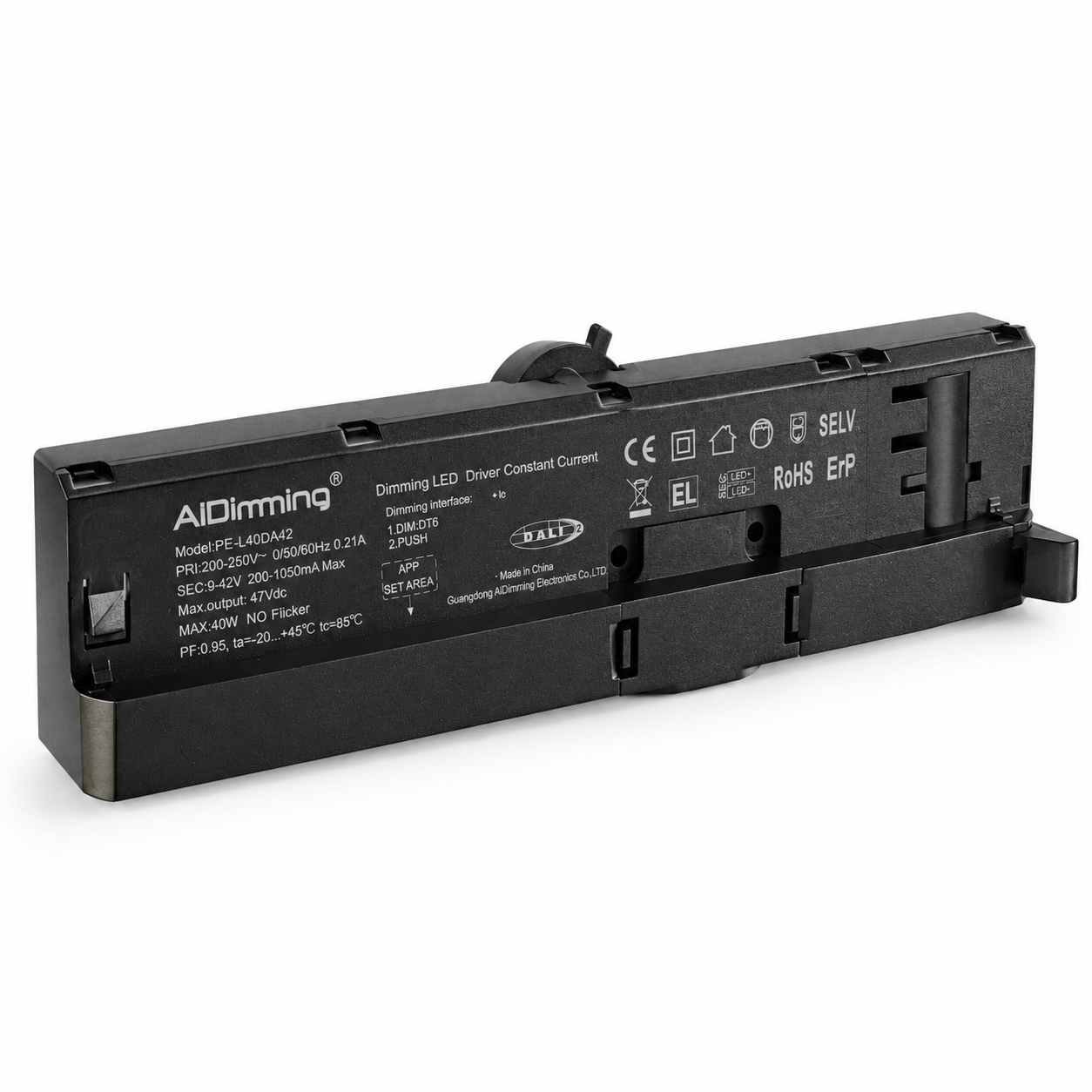AiDimming 40W DALI DT6 Magnetic Track LED Driver
